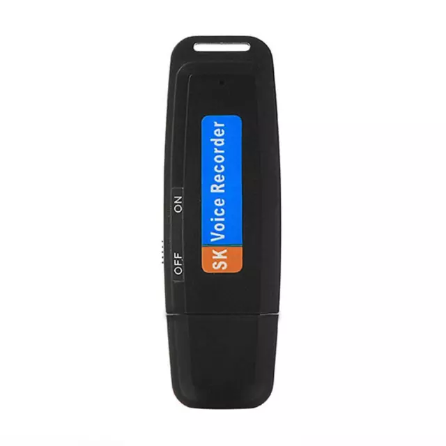 fr SK001 Portable U Disk TF Card USB Digital Audio Voice Recorder Pen (Black)