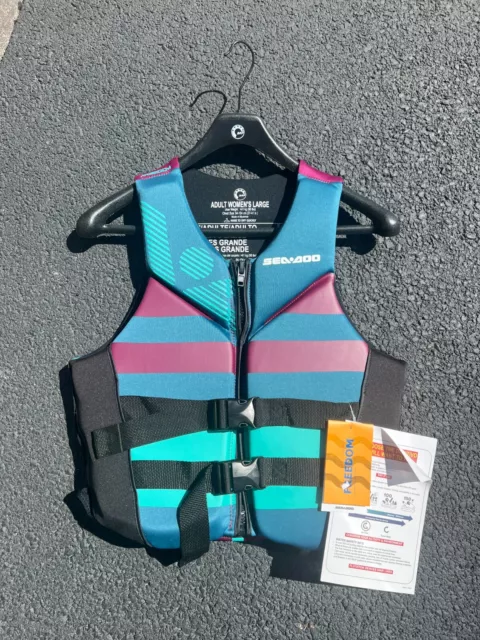 Sea Doo Freedom Life Jacket, OEM Ladies Personal Flotation Device 2859450976 PFD