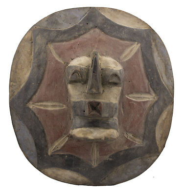 Shield Songye Kifwebe DRC Ex Zaire 34 CM Art Tribale African 16615