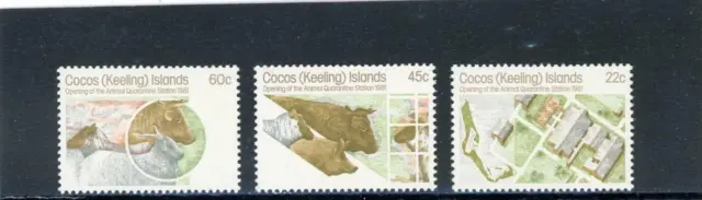 Cocos Islands 1981 Scott# 65-7 Mint LH