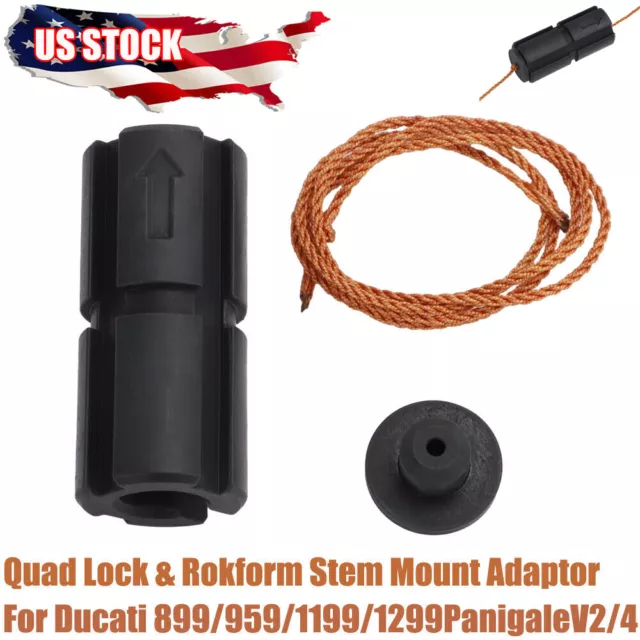 Quad Lock & Rokform Stem Mount Adaptor For Ducati Panigale 899 959 1199 1299 V
