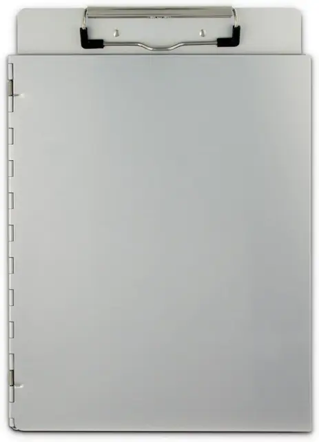 Recycled Aluminum Portfolio Clipboard – Letter Size File Holder with Privacy Cov