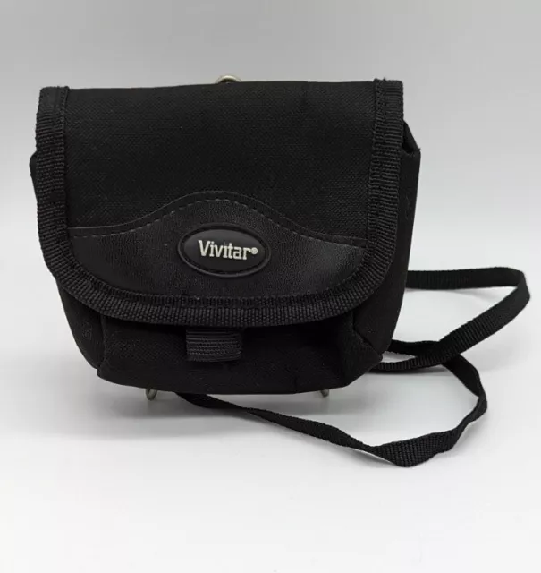 VIVITAR Digital Padded Camera Case Travel Bag w/ Shoulder strap Black belt loop