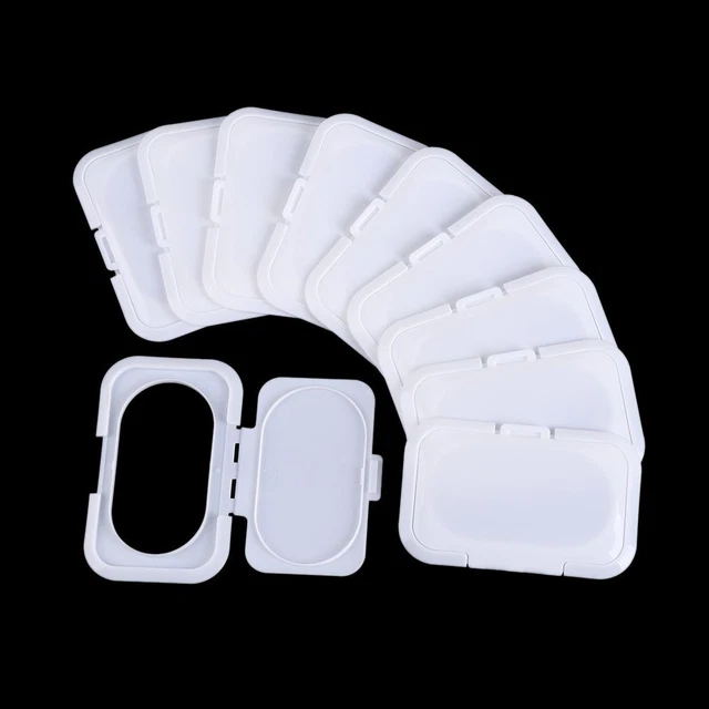 1/5/10 pcs New Portable Child Flip Cover Tissues Cover Reusable Baby Wipes Lid