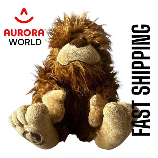 Bigfoot Plush Aurora World Soft Brown 10” Stuffed Animal Big Foot FAST SHIPPING!