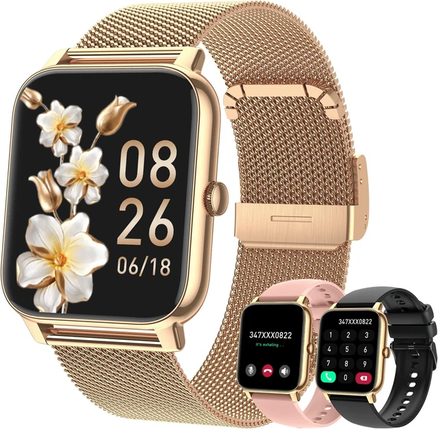 Smartwatch Militare JELLOO Uomo – Chiamate Bluetooth, 2.02" HD, 5ATM, 100+ Sport, Cardiofrequenzimetro, SpO2 – Per Android E IOS - 2