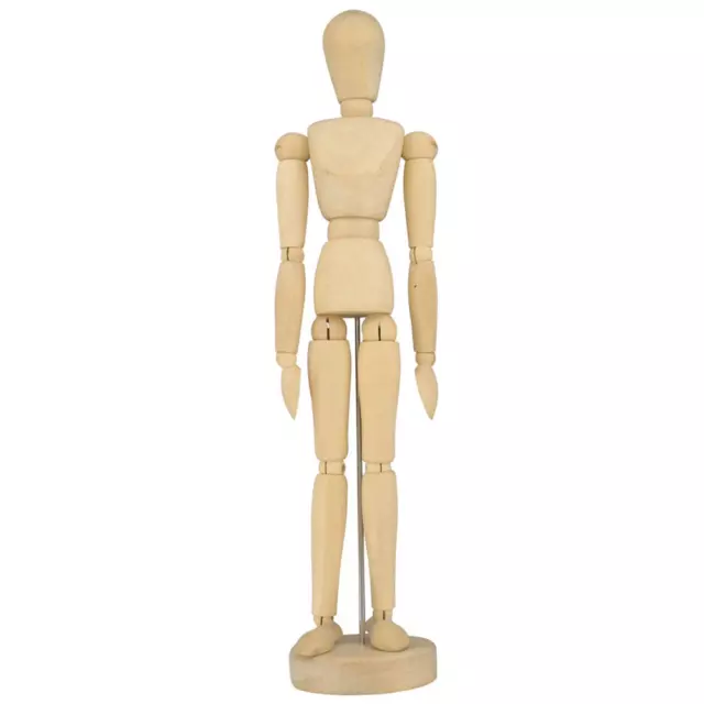 16" INCH 41cm ARTIST WOODEN MANNIKIN MANNEQUIN SKETCHING LAY FIGURE DRAWING AID