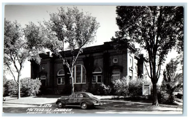 c1940's Methodist Church Fergus Falls Minnesota MN RPPC Photo Vintage Postcard