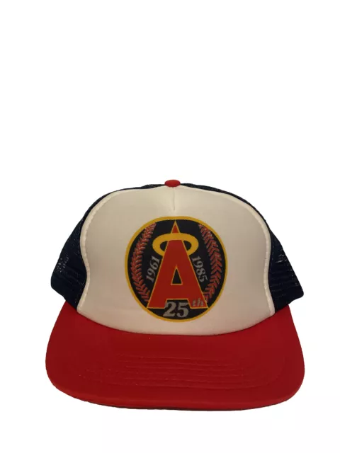 Vintage Anaheim Angels 25th Anniversary SnapBack Trucker Hat Coca Cola