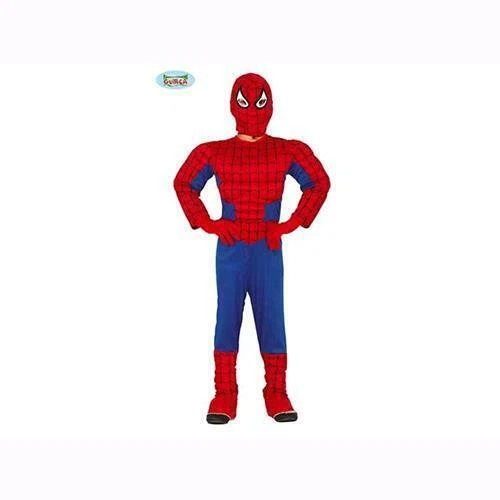 Costume Superman Muscle Hero Tg 7-9 Anni Vestito carnevale Bambino