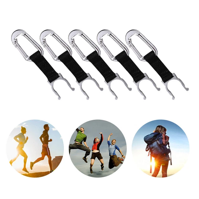 5pcs Wasserflasche Schnalle Metallflasche Praktisch transportierende