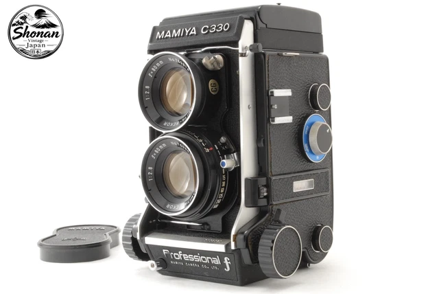 E5386 MAMIYA C330 二眼レフカメラ SEKOR 80mm PRO F / Blue Dot [MINT] Mamiya C330 TLR Film Camera Sekor 80mm f2