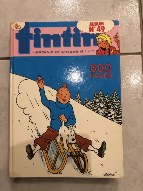 Bd Recueil "Album Tintin" / Tome N° 49 