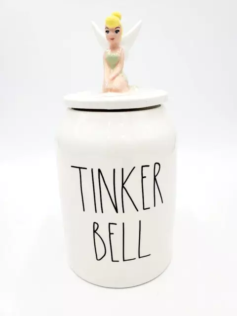 Rae Dunn Disney Tinker Bell Canister "Pixie Dust” Cookie Jar  New