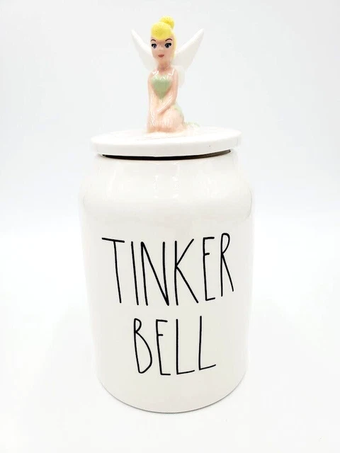 Rae Dunn Disney Tinker Bell Canister "Pixie Dust” Cookie Jar  New