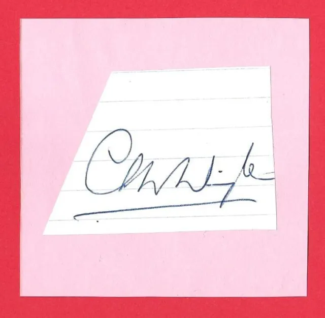 Charlie Wright Charlton Athletic 1966-71 Ex Bolton Wand Mgr Original Autograph