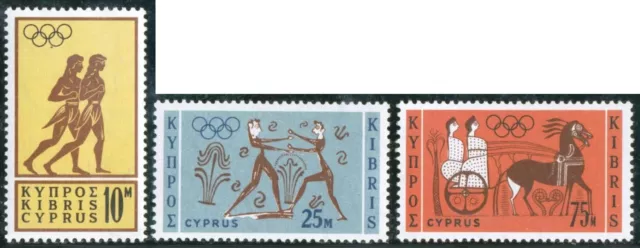 Chypre N°229/31 1964 Jeux Olympiques De Tokyo MNH