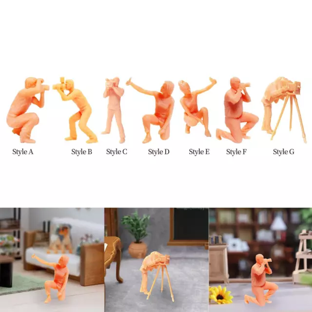 1:64 Figures Model Miniature Model People Figures for Sand Table Decor