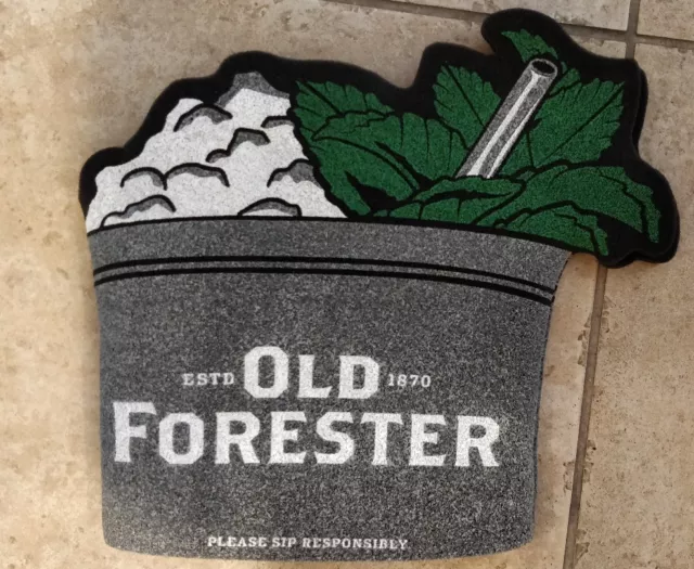 Men's Old Forester Kentucky Derby Straight Bourbon Whiskey mint Julip RARE derby