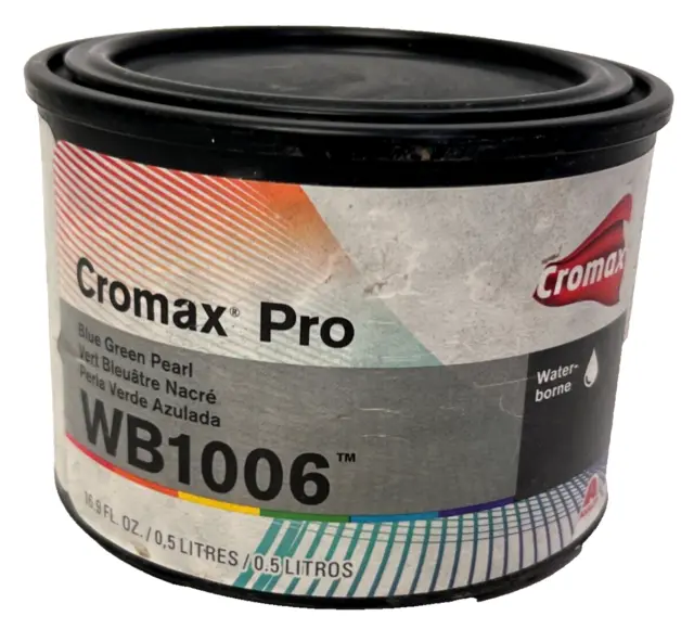 Axalta WB1006 Cromax Pro Mixing Color Blue Green Pearl 16.9FL OZ 0.5L, FULL