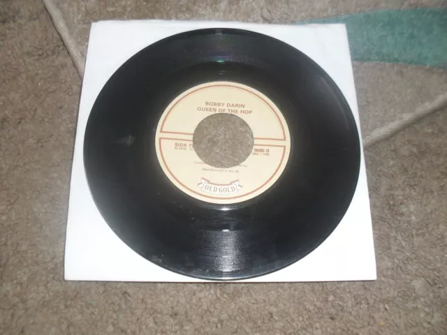 Bobby Darin -Splish Splash/Queen Of The Hop 7" Vinyl Single Record Vgc