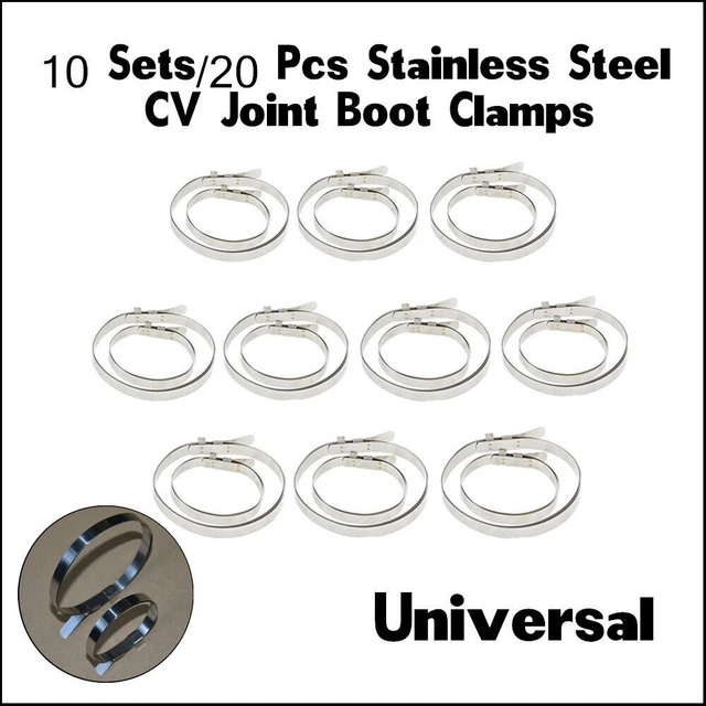 Lot De 10 Colliers De Serrage Pour Joint De Cardan (CV-Boot) - Universel - Neuf