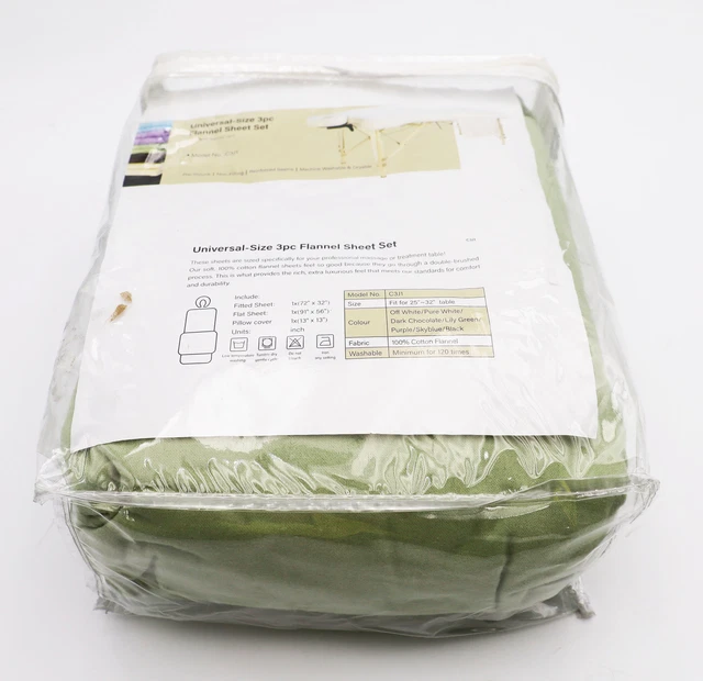 Master Massaggio Sdraio Flanella Fogli Set 3 IN 1 Cuccia, Lily Verde
