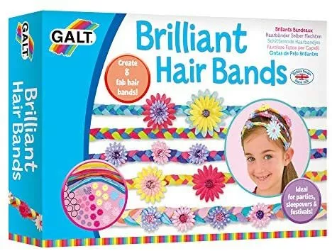 UK Galt Toys Brilliant Hair Bands Kids Craft Kits Ages 6 Years Plus High Qualit