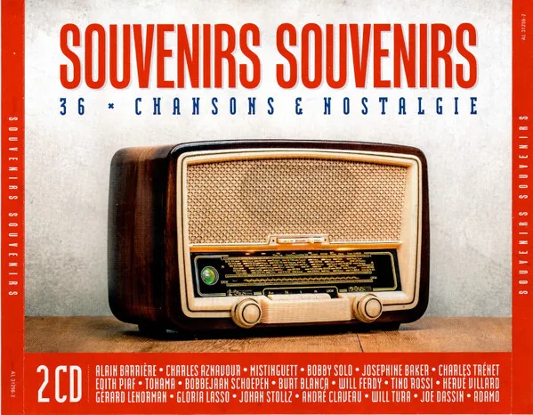 Various Souvenirs Souvenirs - 36 Chansons & Nostalgie - CD x 2