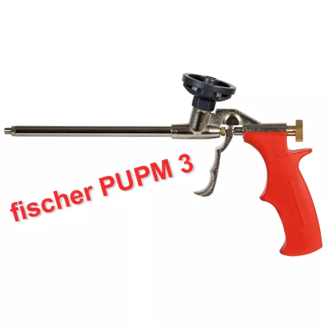 fischer Pistolenschaum 15x 500ml + Pistole PU-Reiniger | Bauschaum Montageschaum 3