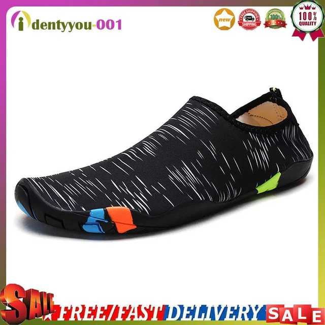 Zapatos antideslizantes de agua descalzos para mujer hombre aguas arriba de natación de playa