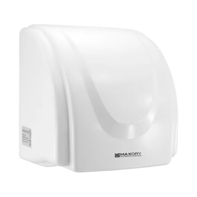 DailyMAX Conventional Hand Dryer White Coated Stainless Steel