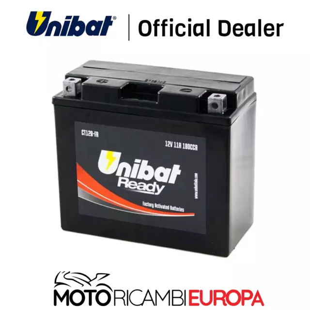 Batteria 12V 20Ah Ct12B-Fa Yt12B-Bs Unibat Ducati 1998 Superbike 2012 12V 11Ah 2