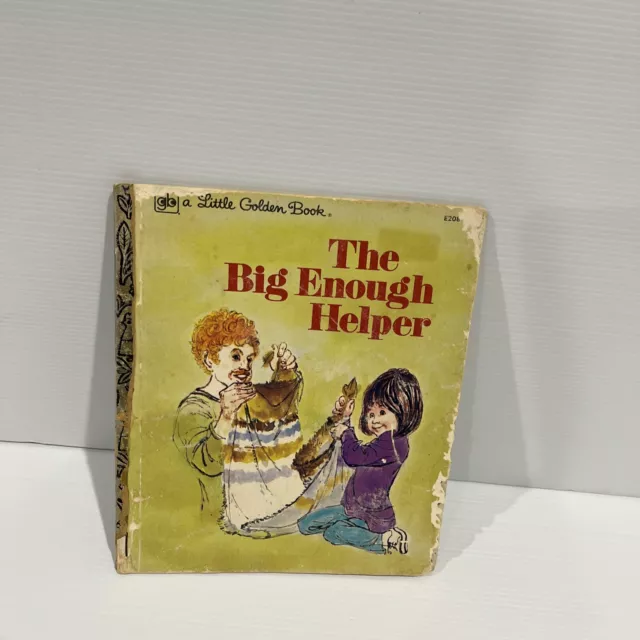 A Little Golden Book,   The Big Enough Helper,  VINTAGE 1980