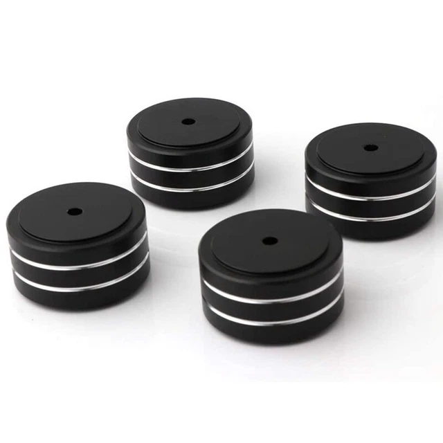 4PièCes SéRies 40X20Mm Aluminium HiFi AMP Haut-Parleur Isolation Stand PlatineM7