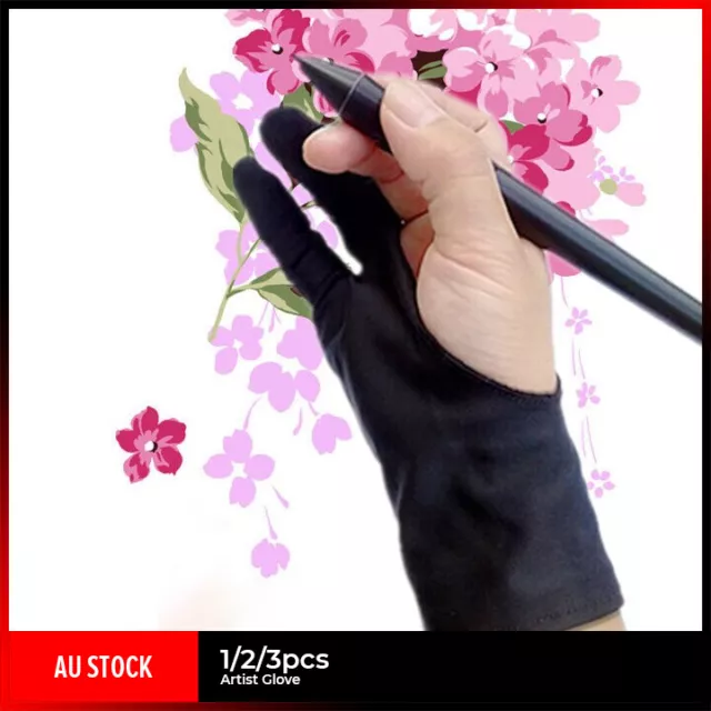 Artists Gloves Anti-fouling Two Fingers Drawing Painting Sketch