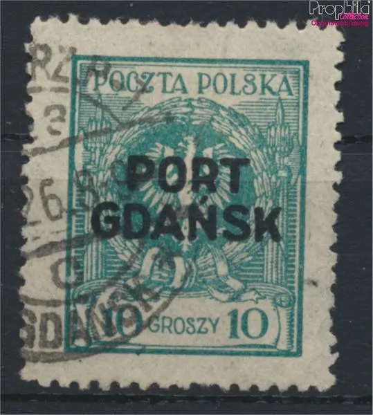 Briefmarken Polnische Post Danzig 1925 Mi 5a gestempelt (9975621