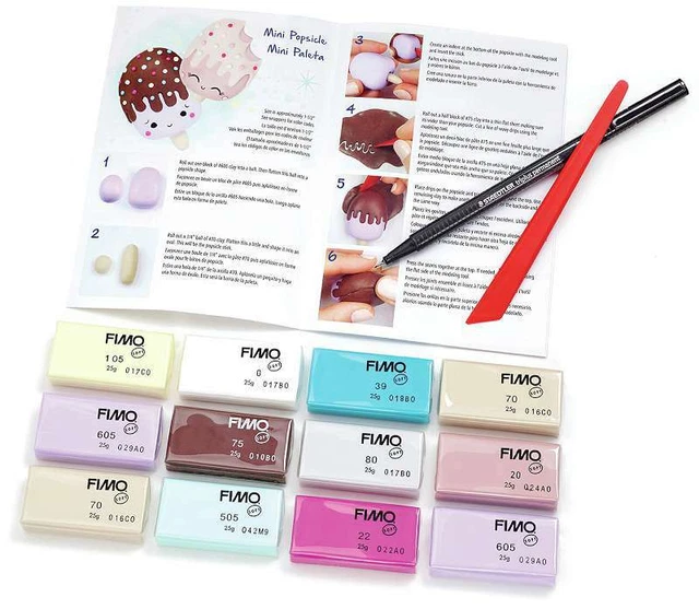 Arcilla de polímero suave profesional Fimo 12/paquete Foodie Fun 031901954932