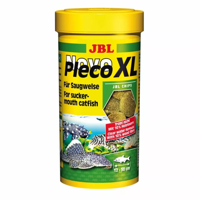 JBL Novopleco XL 250ml-Algenchips Nourriture pour Poisson Silures