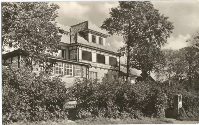 Insel Hiddensee, Kloster, HO-Gaststätte Haus Dornbusch, alte Ak von 1958