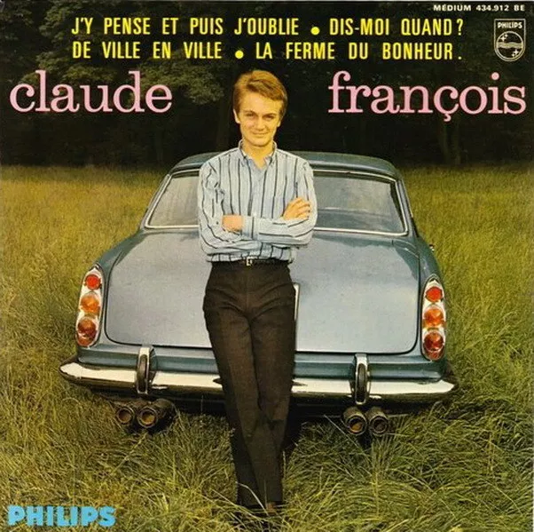 Claude Francois De Ville En Ville * La Ferme Du Bonheur 1964 7" EP 4 Titel