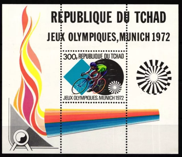 Tschad Block 44 postfrisch Olympische Spiele #KA473