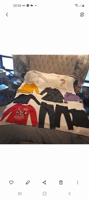 Girls Bundle Of Clothes Halloween Dress, Frozen Jumper,Etc. Age 5-6.