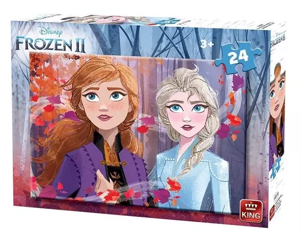 Disney Animals King Puzzle Frozen II 24 Teile ab 3 Jahre 55815B Neuware - #D4