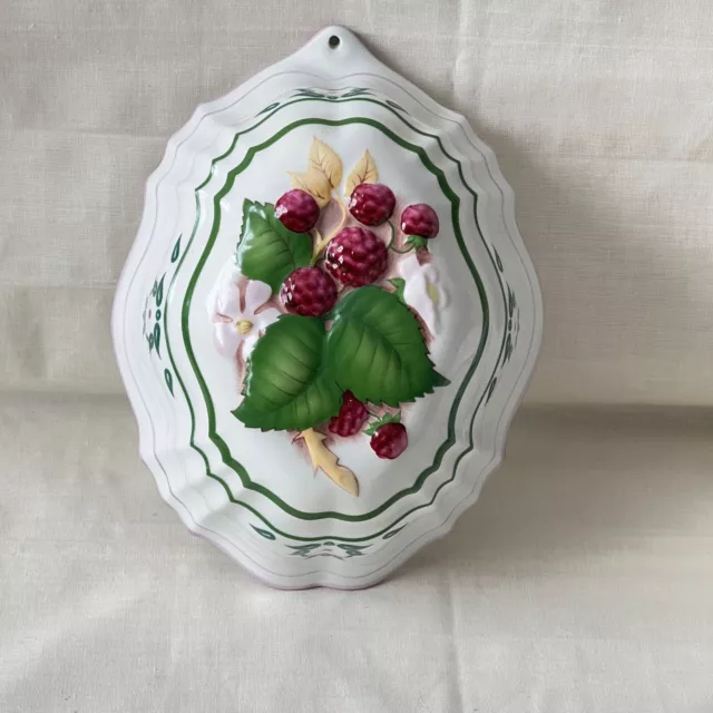 Vintage Franklin Mint LE Cordon Bleu Raspberry Jelly Mold Wall Hanging