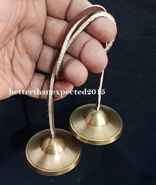 Best Hand Crafted High Quality Tibetan Buddhist Tingsha Cymbals Bell Nepal New