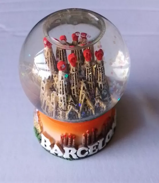 Palla di Vetro Neve Souvenir Barcelona