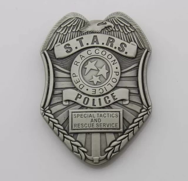 Resident Evil Biohazard s.t.a.r.s. Stars Raccoon Police Dep Badge Money Clip