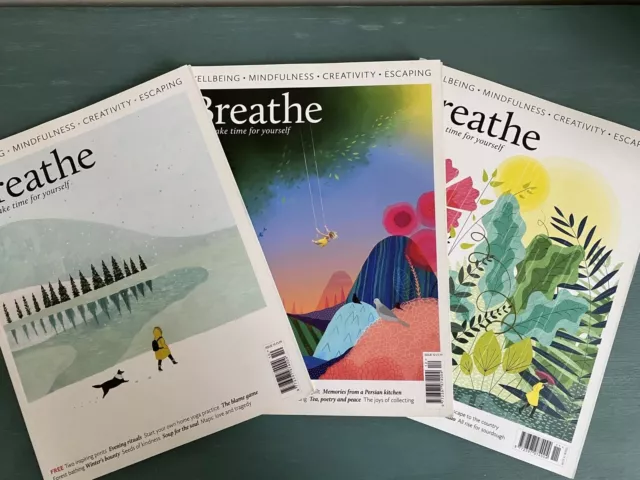 BREATHE Magazines Issues 10, 11 And 12 Coffee Table Books