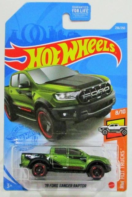 HOT WHEELS BASIC Series 2019 Ford Ranger Raptor Vert #236/250 EUR 3,49 ...